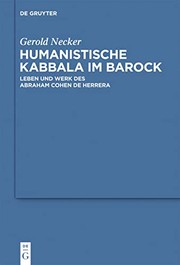 Humanistische Kabbala im Barock by Gerold Necker