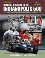 Autocourse official history of the Indianapolis 500 by Donald C. Davidson [racing historian]