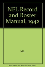 Cover of: NFL Record and Roster Manual, 1942