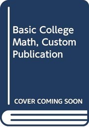 Cover of: Basic College Math, Custom Publication