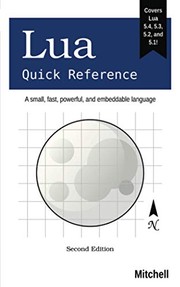 Cover of: Lua: Quick Reference