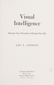 Cover of: Visual Intelligence by Amy E. Herman
