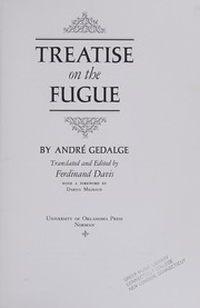 Treatise on the fugue by André Gédalge
