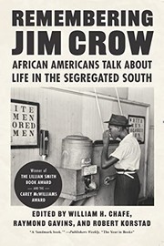 Cover of: Remembering Jim Crow: African Americans Talk about Life in the Segregated South