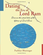 Cover of: Dating the era of Lord Rama by Pushkar Bhatnagar