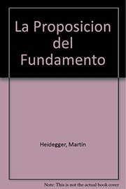 Cover of: La Proposicion del Fundamento