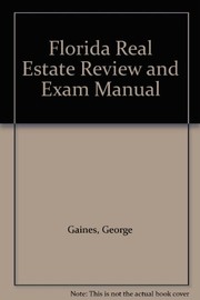 Cover of: Florida Real Estate Review and Exam Manual by George Gaines, David S. Coleman