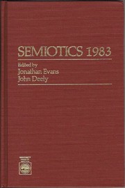 Cover of: Semiotics 1983