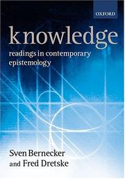 Knowledge : readings in contemporary epistemology