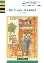 Cover of: The making of England to 1399