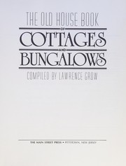 Cover of: The old house book of cottages and bungalows