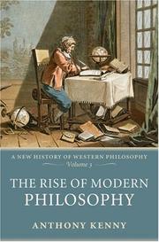 The rise of modern philosophy