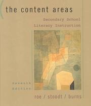 Cover of: Secondary school literacy instruction: the content areas