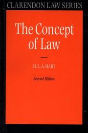 Cover of: The Concept of Law (Clarendon Law Series)