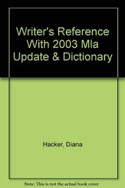 Cover of: Writer's Reference 5e with 2003 MLA Update & paperback dictionary by Diana Hacker