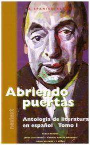 Cover of: Abriendo Puertas: Antologia De Literatura En Espanol, Tomo 1