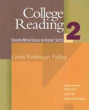College Reading 2 by Linda Robinson Fellag