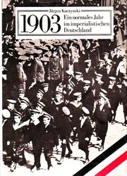 Cover of: 1903: ein normales Jahr im imperialistischen Deutschland