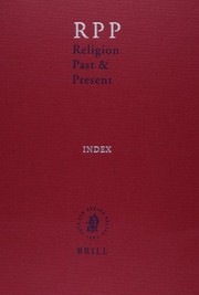 Cover of: Religion Past and Present, Volume 14 Index