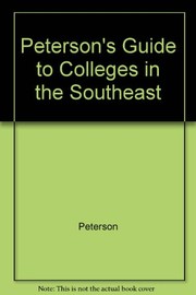 Cover of: Peterson's Guide to Colleges in the Southeast
