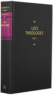 Cover of: Loci theologici