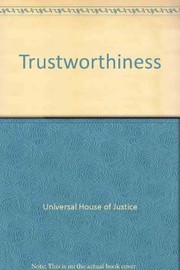 Cover of: Trustworthiness