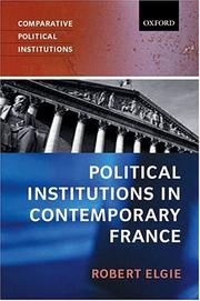 Political institutions in contemporary France