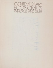 Cover of: Contemporary economics by Silk, Leonard Solomon