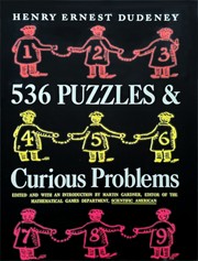 Cover of: 536 puzzles & curious problems.