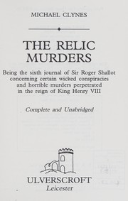 Cover of: The Relic Murders