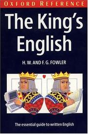 Cover of: The King's English