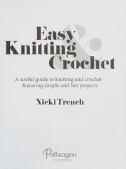 Cover of: Easy Knitting and Crochet