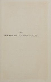 Cover of: The discoverie of witchcraft. by Reginald Scot
