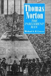 Cover of: Thomas Norton: the Parliament man