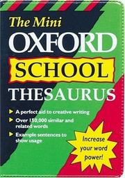 The mini Oxford school thesaurus