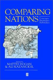 Cover of: Comparing Nations: Concepts, Strategies, Substance