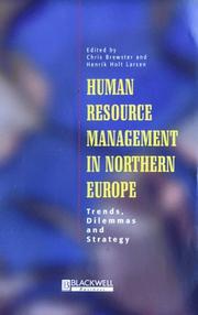 Human resource management in Northern Europe : trends, dilemmas and strategy