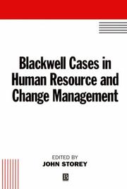 Blackwell cases in human resource and change management