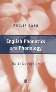 Cover of: English phonetics and phonology: an introduction