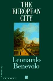 Cover of: The European City (Making of Europe)
