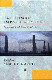Cover of: The human impact reader by edited by Andrew Goudie ; advisory editors, David E. Alexander ... [et al.].