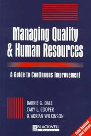 Cover of: Managing quality and human resources: a guide to continuous improvement