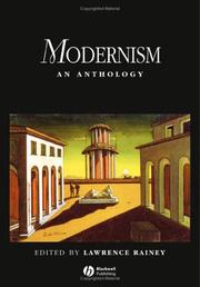 Cover of: Modernism: an anthology