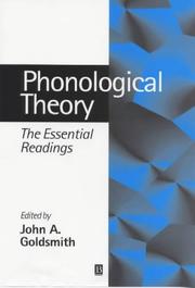 Cover of: Phonological theory: the essential readings