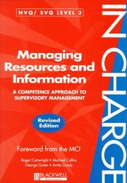 Managing resources and information : a competence approach to supervisory management