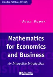 Mathematics for economics and business : an interactive introduction