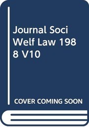 Cover of: Journal of Family and Social Welfare Law
