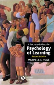 A teacher's guide to the psychology of learning