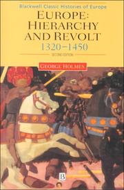 Europe, hierarchy and revolt, 1320-1450