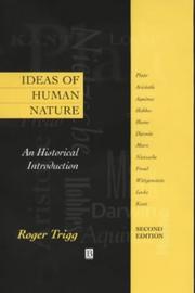 Cover of: Ideas of human nature: an historical introduction